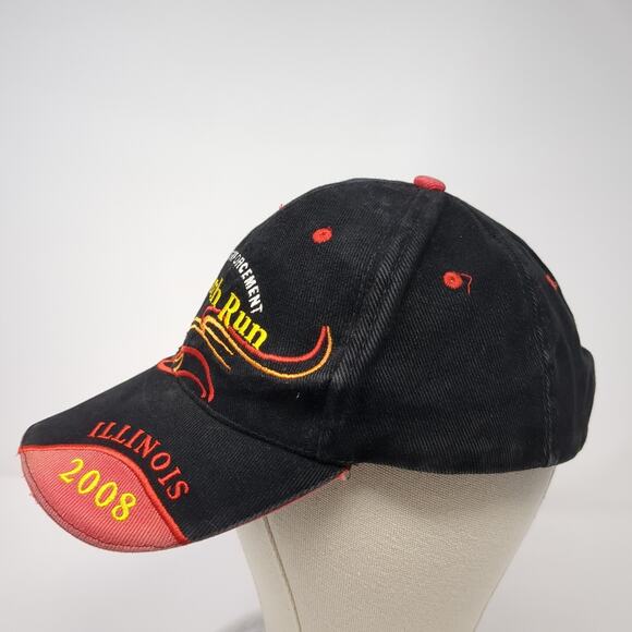 Law Enforcement Torch Run Illinois 2008 Baseball Cap Black One Size Bwm Global - Picture 3 of 10